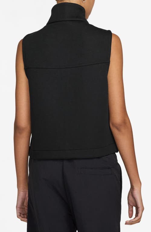 Nike Sportswear Tech Fleece Vest In Black/black