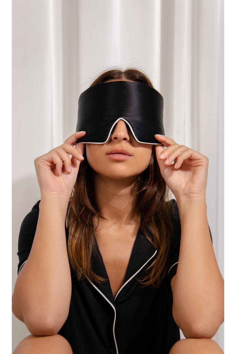 Pipe Dreams Sleep Masks, Alternate, color, Black Jade