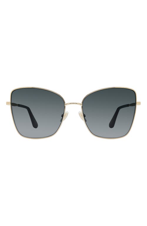 Stuart Weitzman 58mm Gradient Butterfly Sunglasses