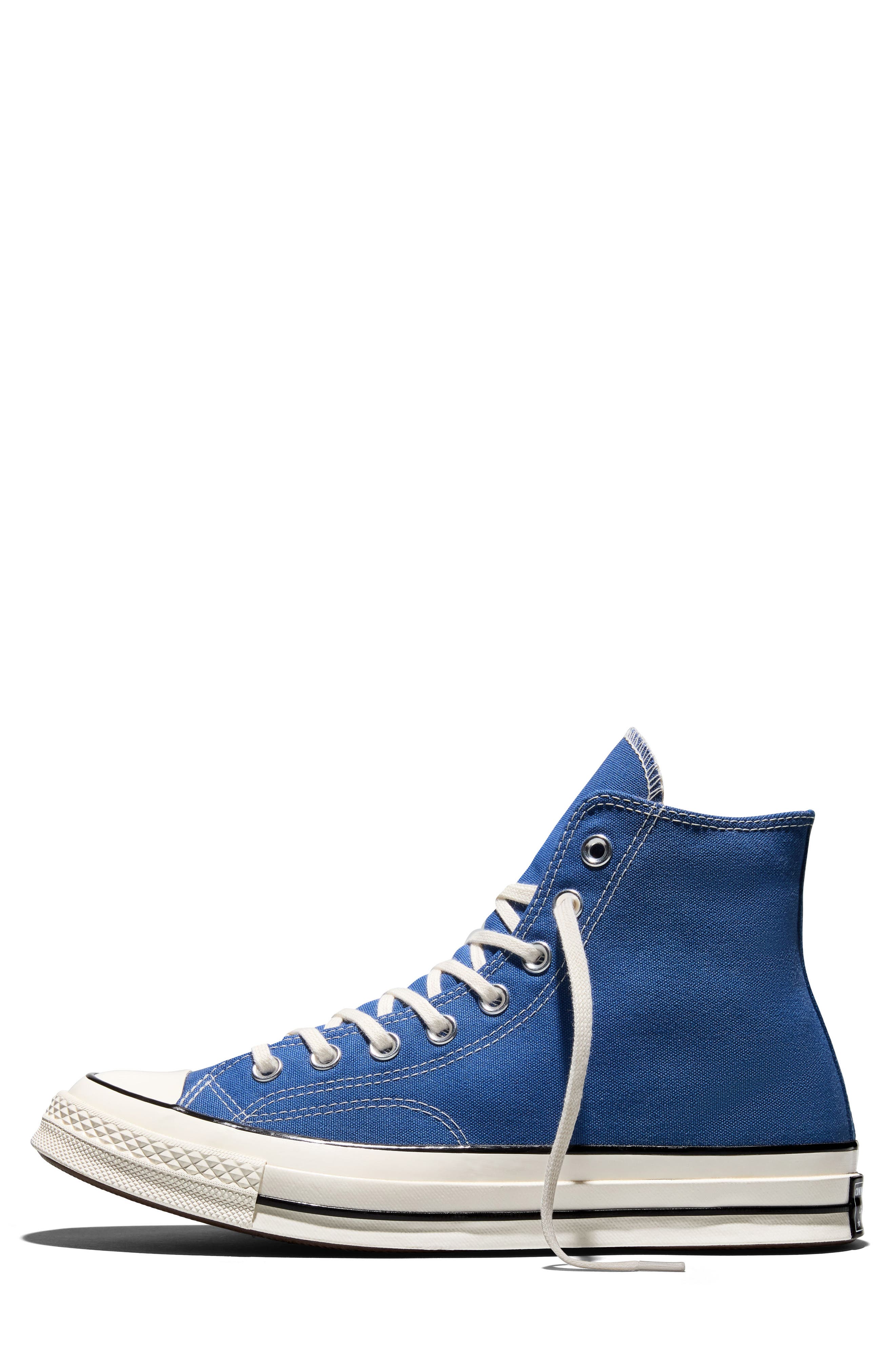 Chuck 70 High Top Sneaker, Alternate, color, ARMOR BLUE/ EGRET/ BLACK