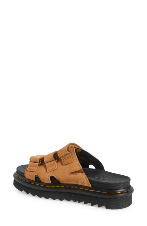 Dr. Martens' Dr. Martens Raine Slide Sandal In Rich Tan Eh Suede