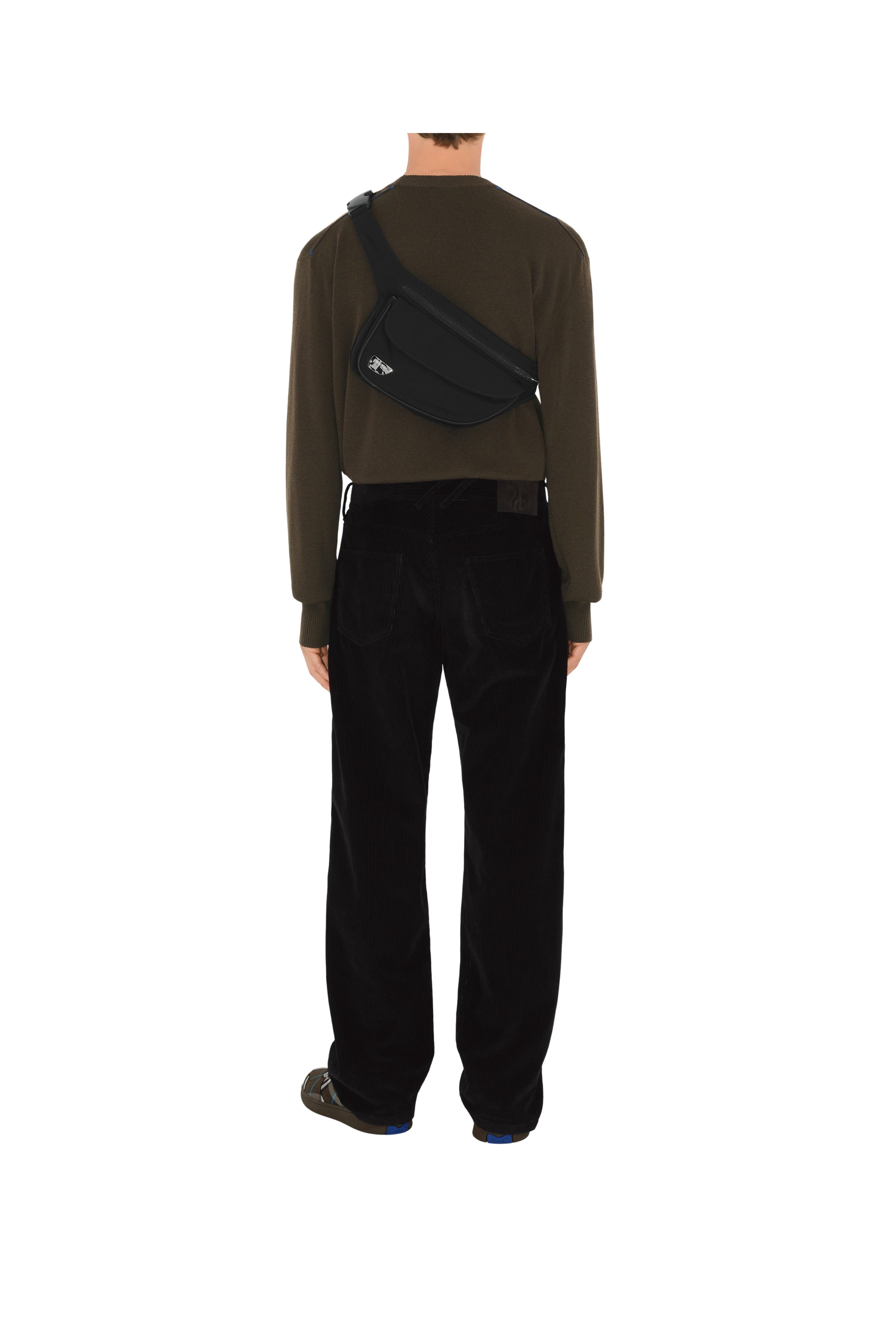 Burberry Shield Belt Bag, Alternate, color, 