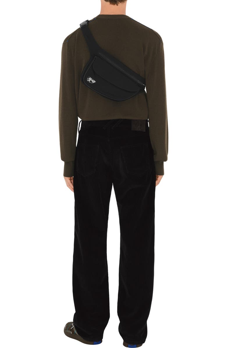 Burberry Shield Belt Bag, Alternate, color,