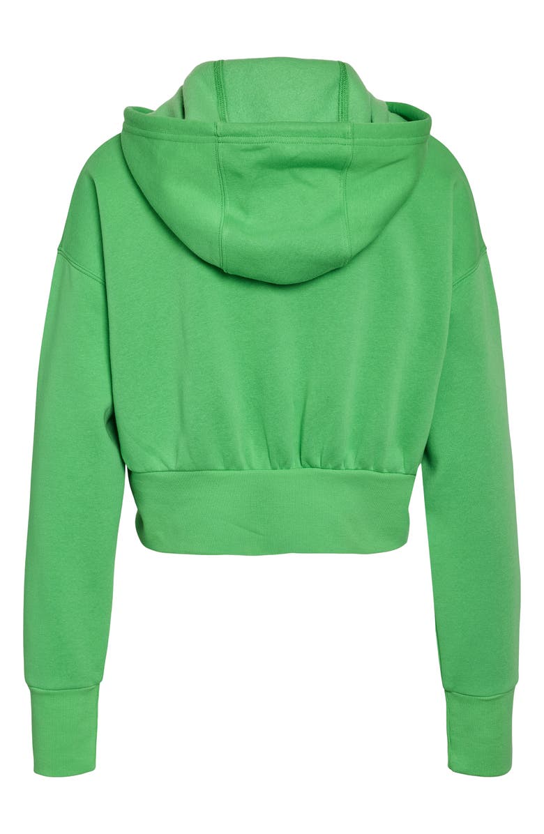 Noisy may Front Zip Crop Hoodie, Alternate, color, 