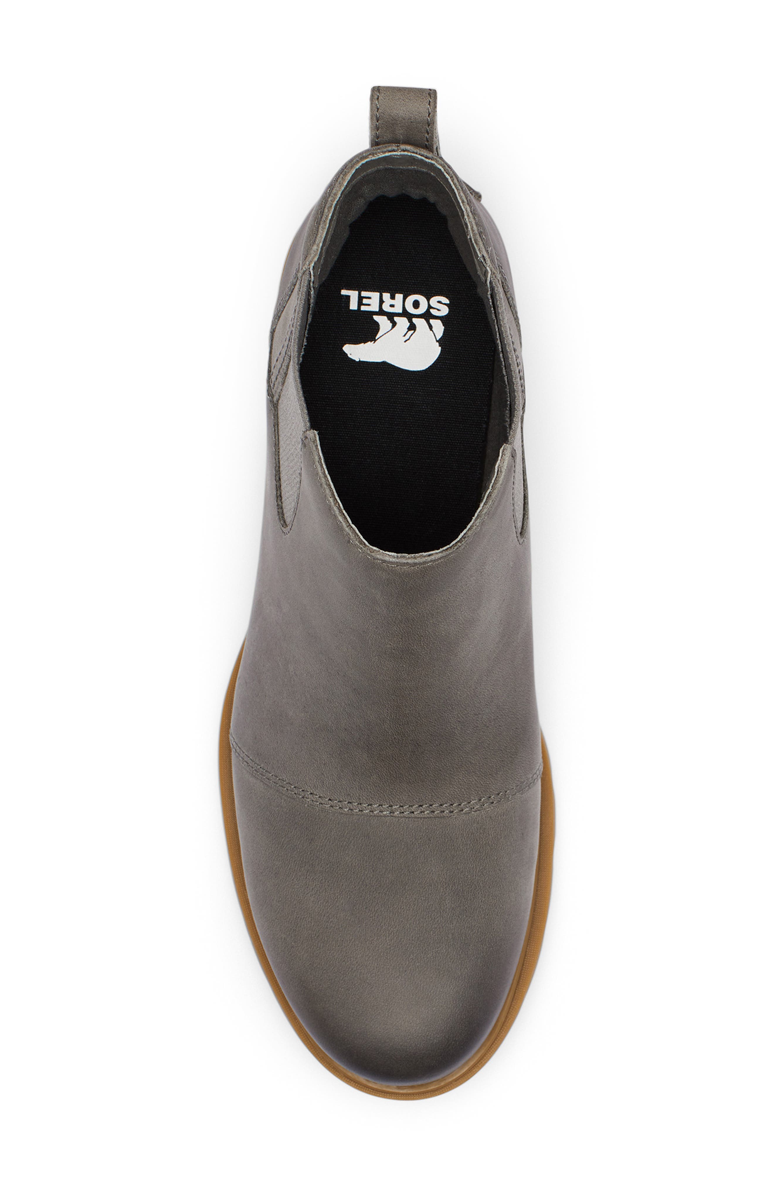 Emelie III Waterproof Chelsea Boot, Alternate, color, QUARRY/ GUM 2