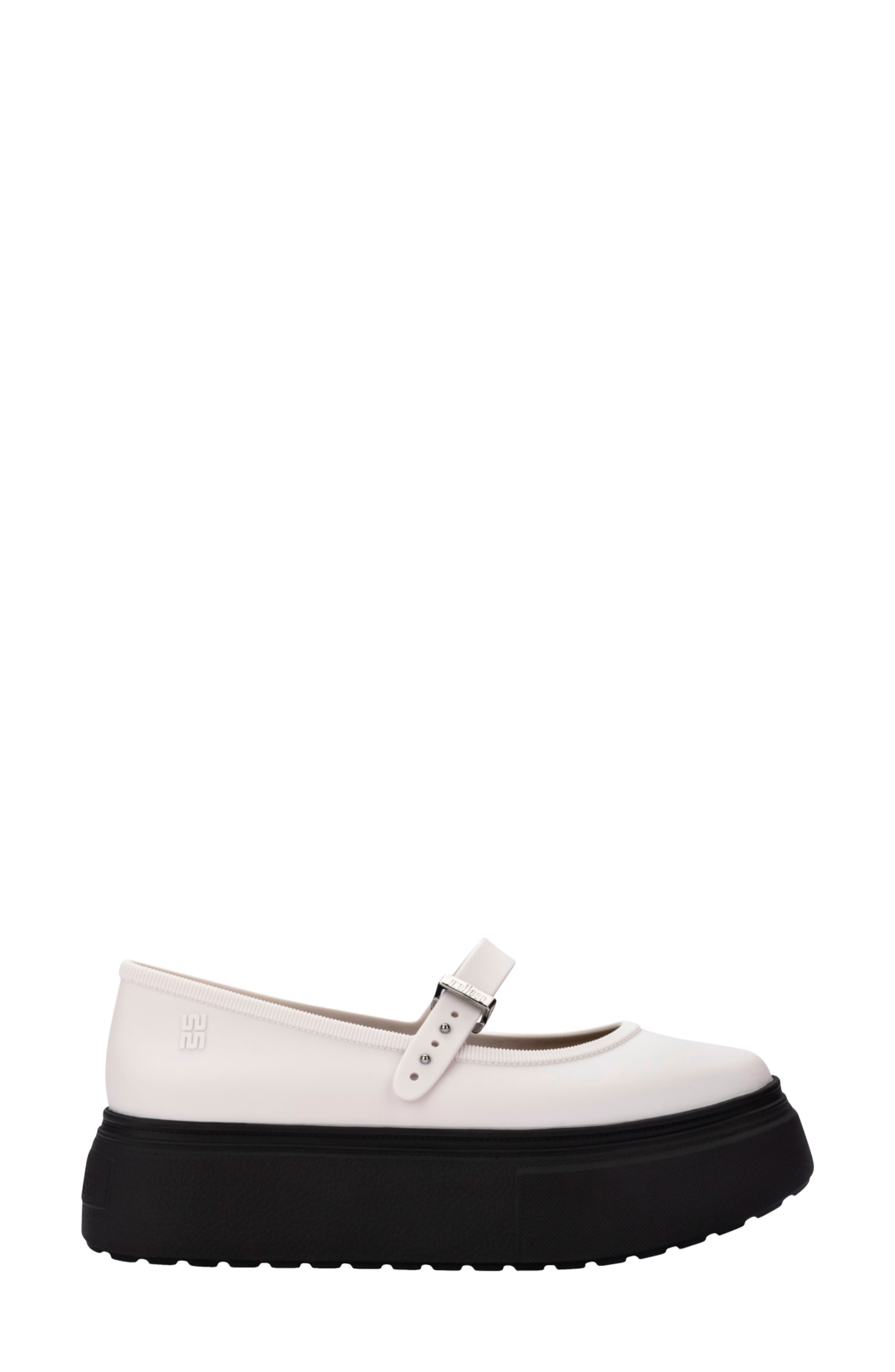 Soft Ballerina Platform Mary Jane, Alternate, color, BLACK/WHITE