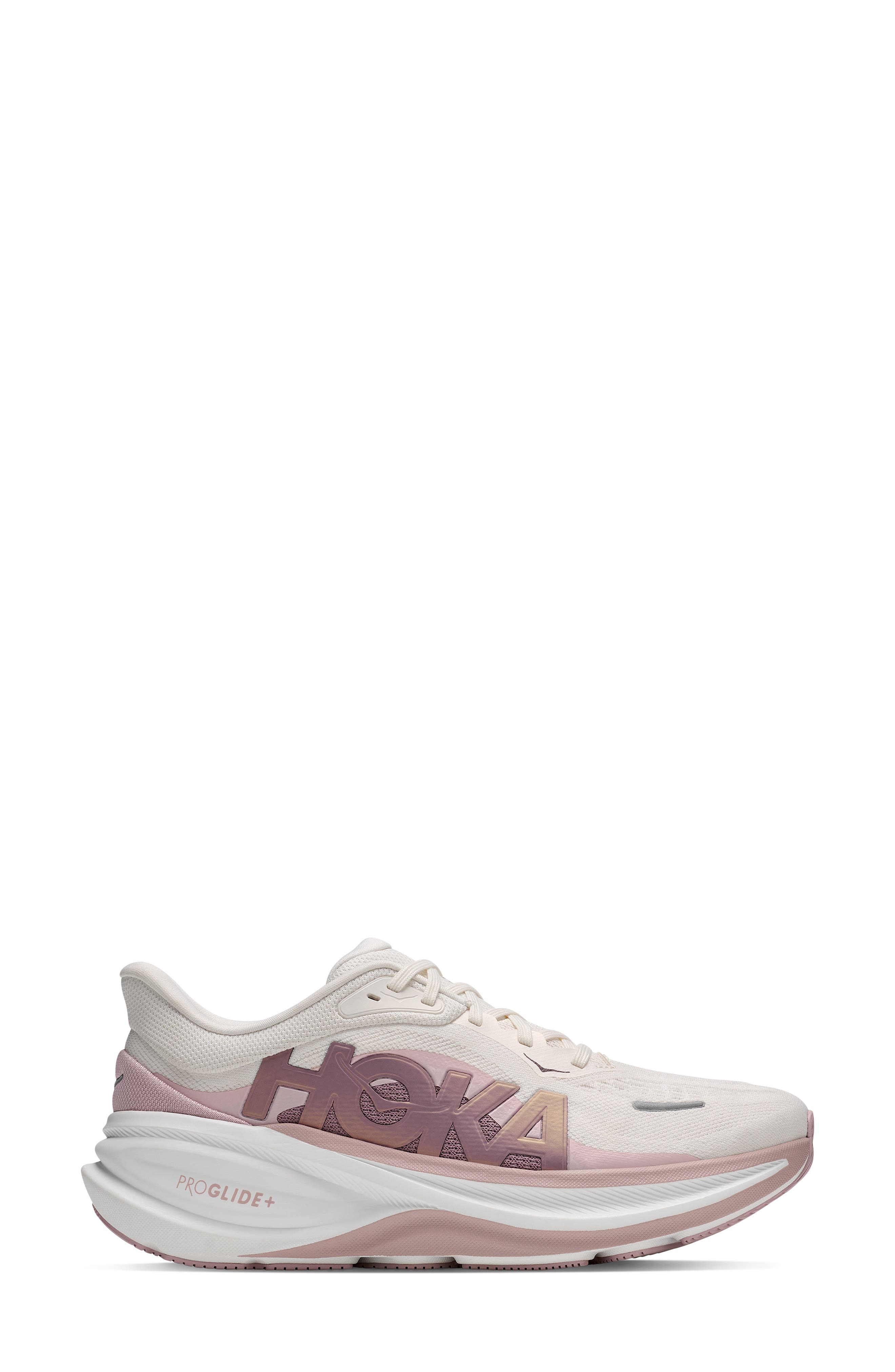Clifton PRO Glimmer Running Shoe, Alternate, color, ALABASTER / PINK OPAL