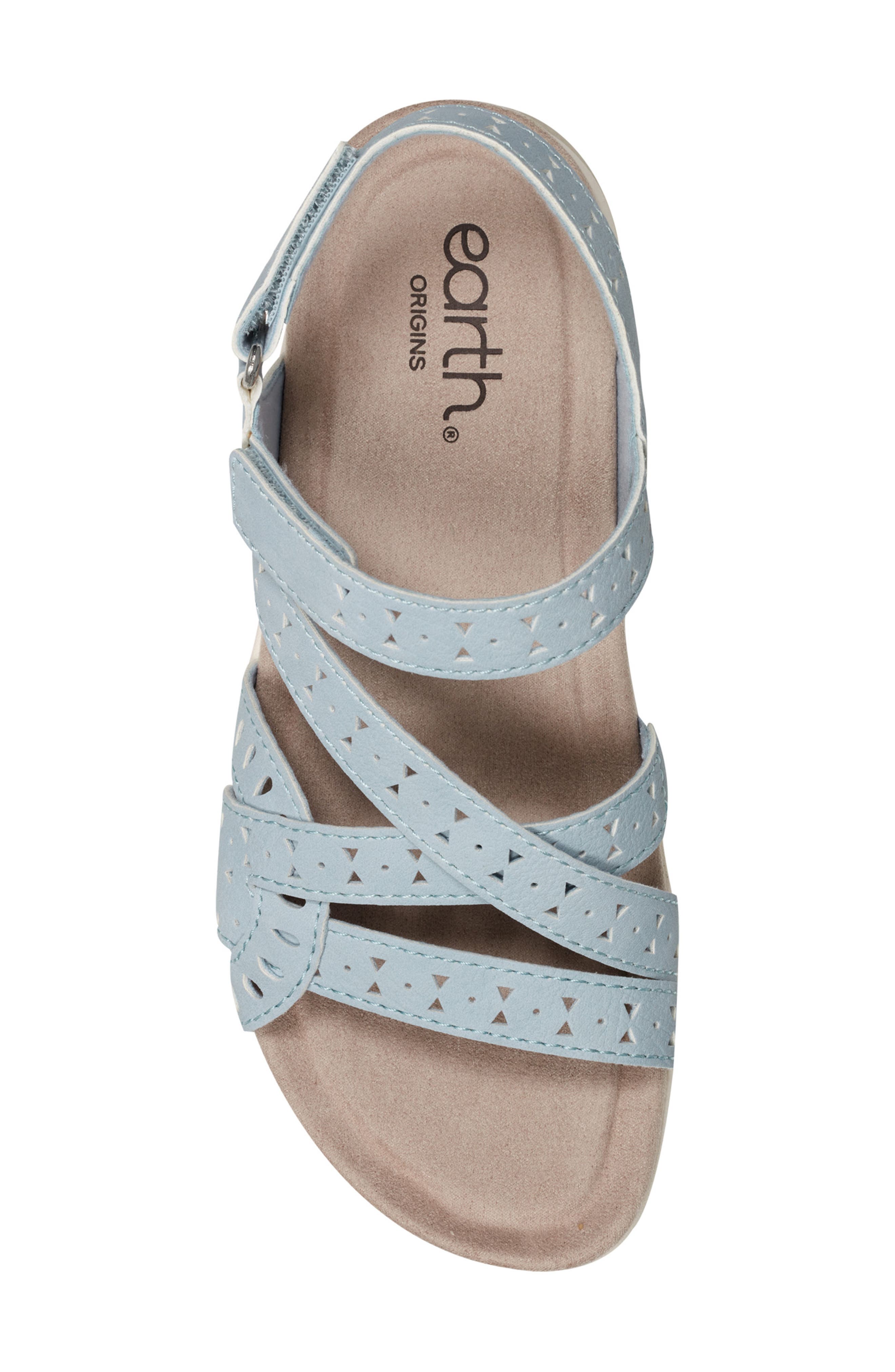 Seravi Strappy Sandal, Alternate, color, LIGHT BLUE