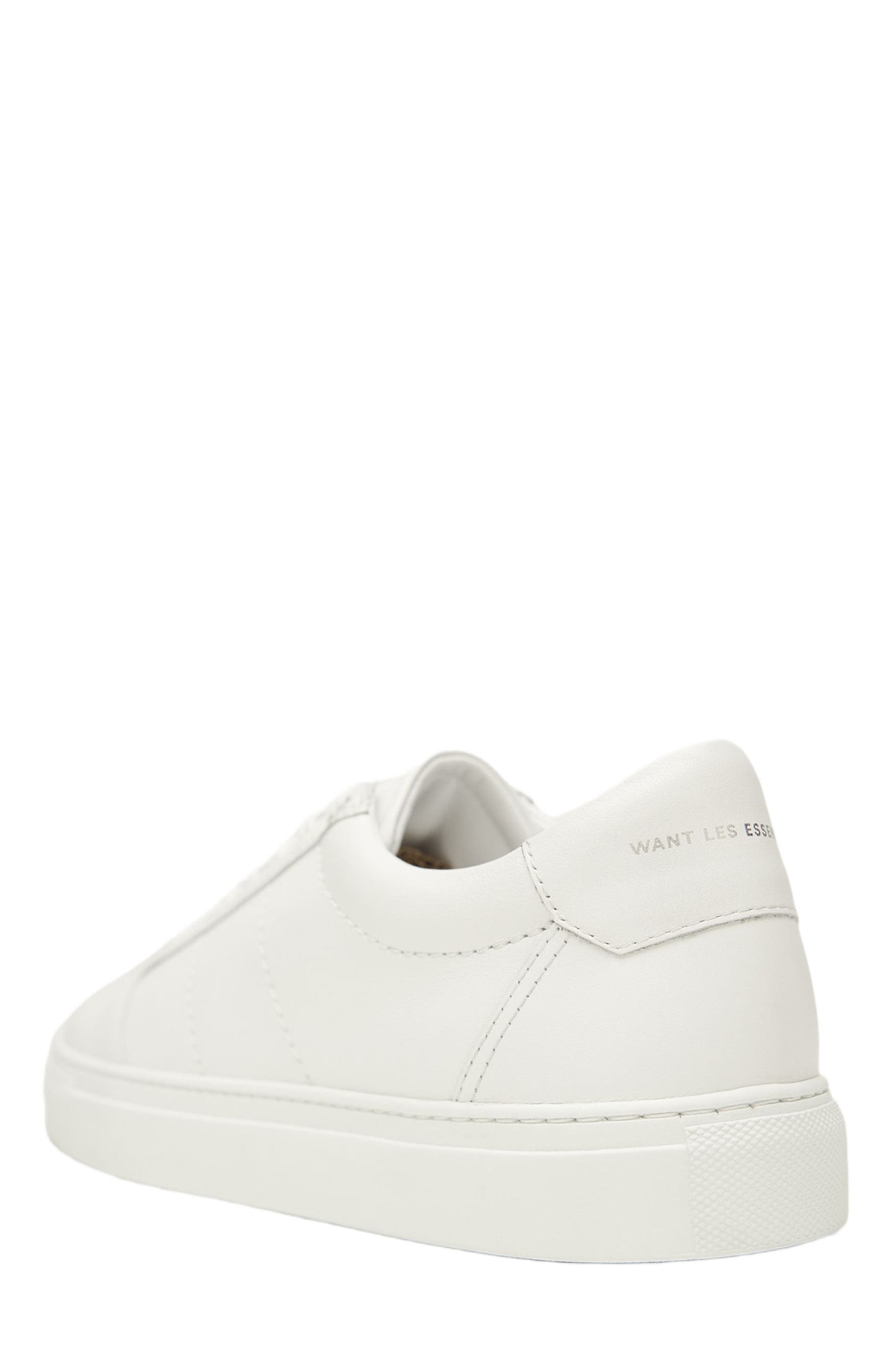 Want Les Essentiels Lennon 2.0 Smooth Leather Low Sneaker, Alternate, color, White