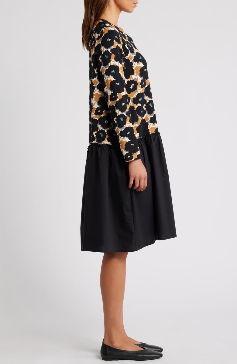 Masai Copenhagen Nellina Long Sleeve Trapeze Dress, Alternate, color, 