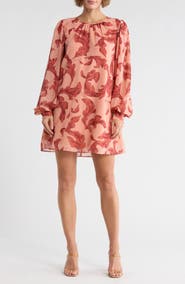 Hutch Twiggy Long Sleeve Shift Dress