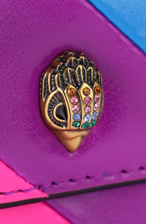 Kurt Geiger London Micro Kensington Crossbody Bag In Purple Multi