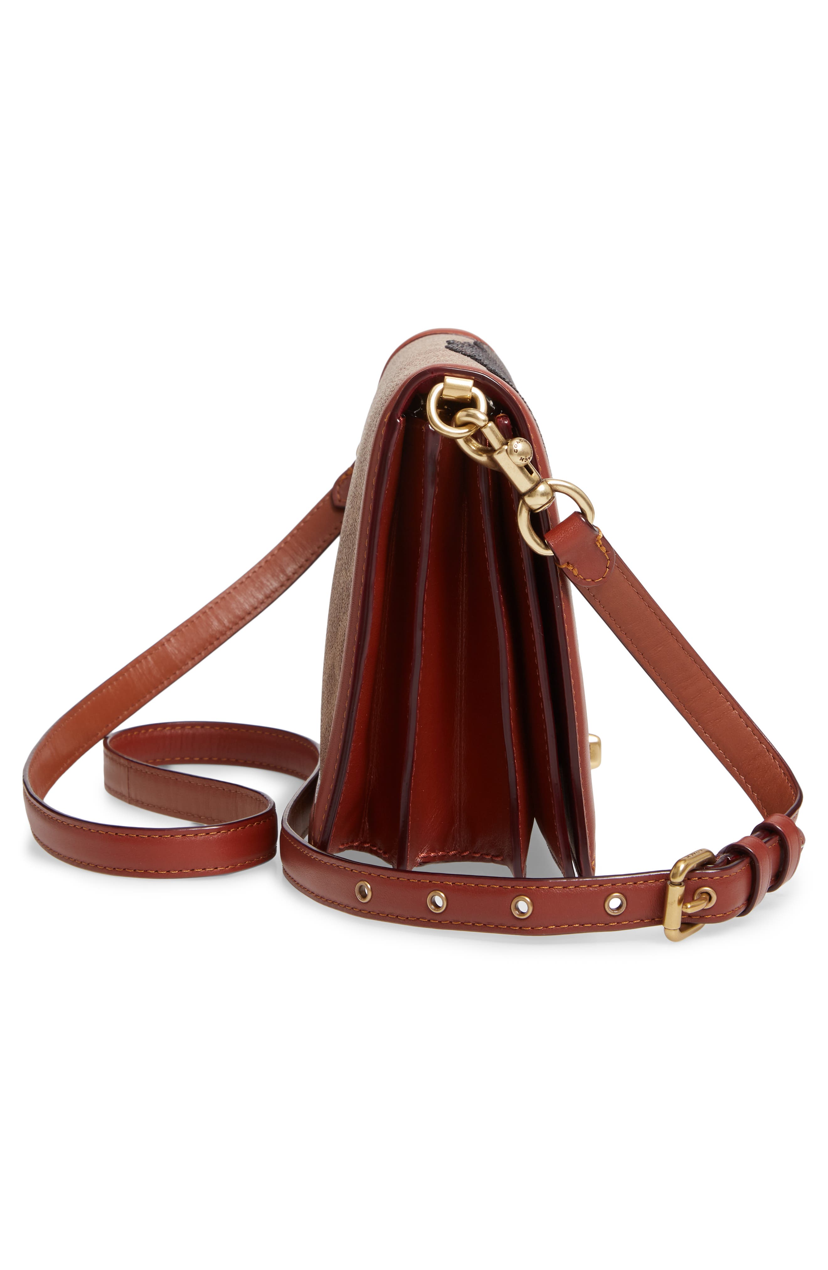 COACH Disney x COACH Dumbo Signature Canvas Bag, Alternate, color, 