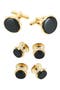  24 Karat Gold And Genuine Onyx