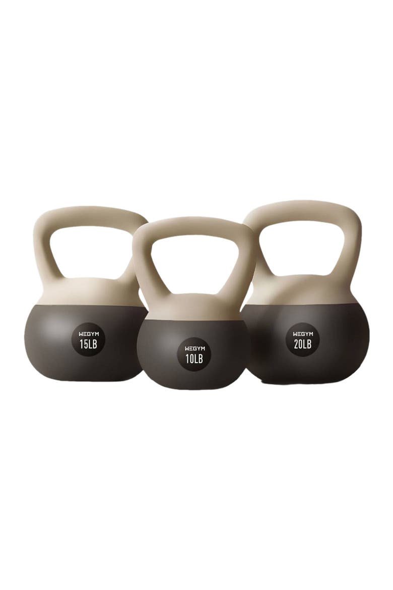 Soft Kettlebell 3pc Set, Main, color, Sandstone