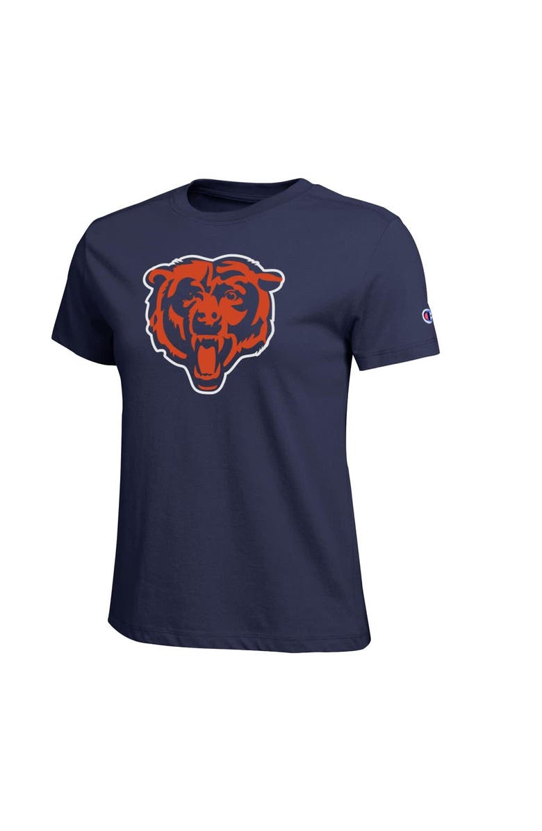 Champion Women's Champion Navy Chicago Bears Logo T-Shirt, Alternate, color, Navy