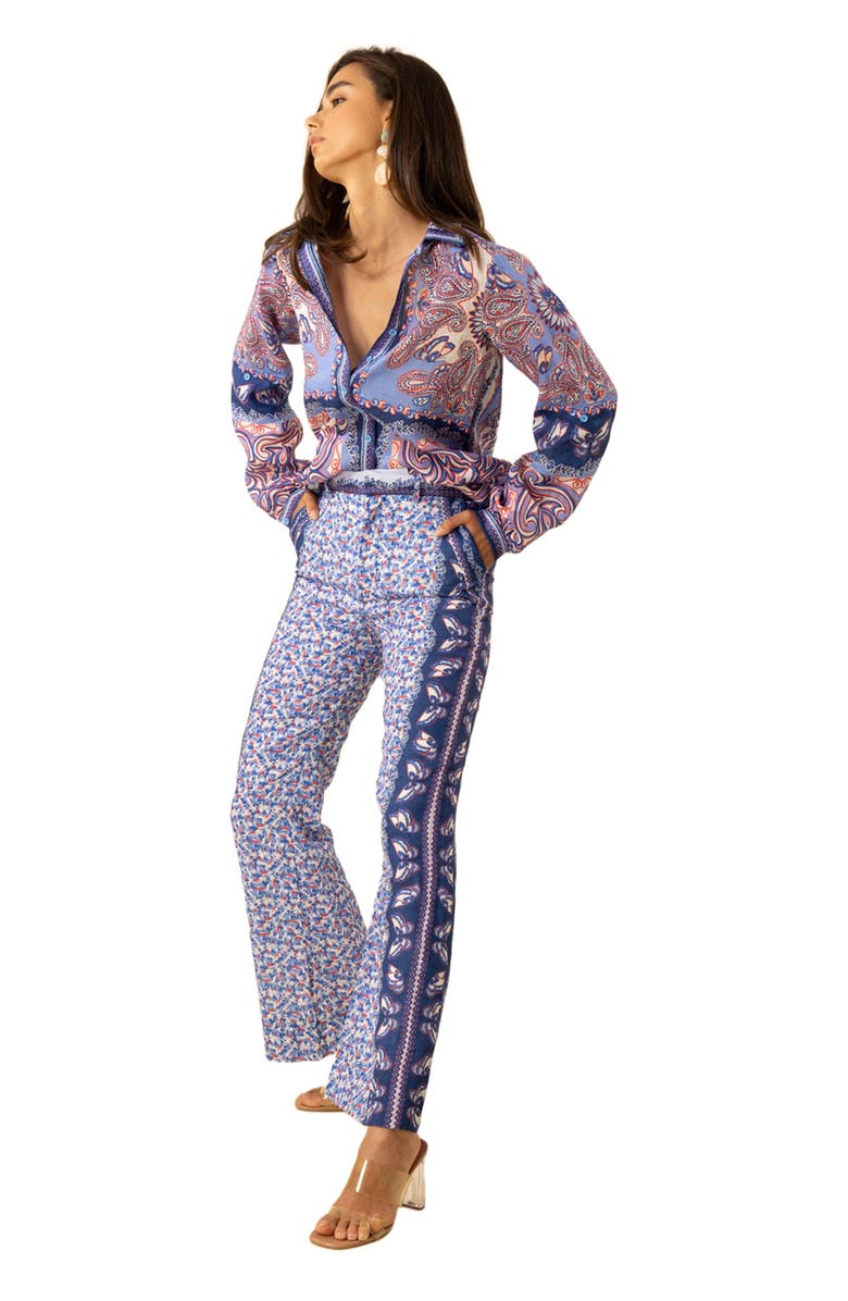 Hale Bob Jenesis Linen Pant, Alternate, color, 