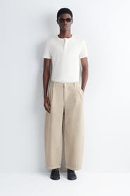 COS Pleated Denim Relaxed-fit Barrel-leg Pants