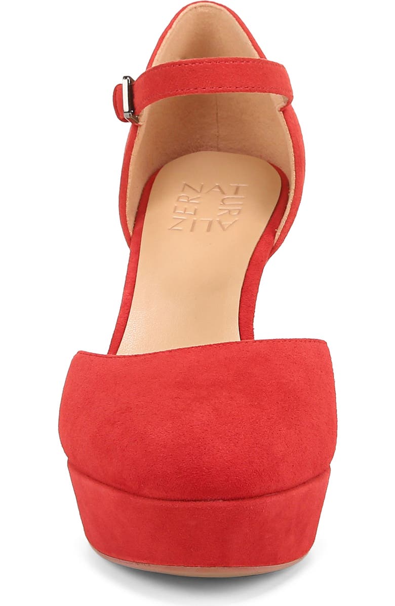 Naturalizer Crissy Platform Mary Jane, Alternate, color, Crimson Red Leather