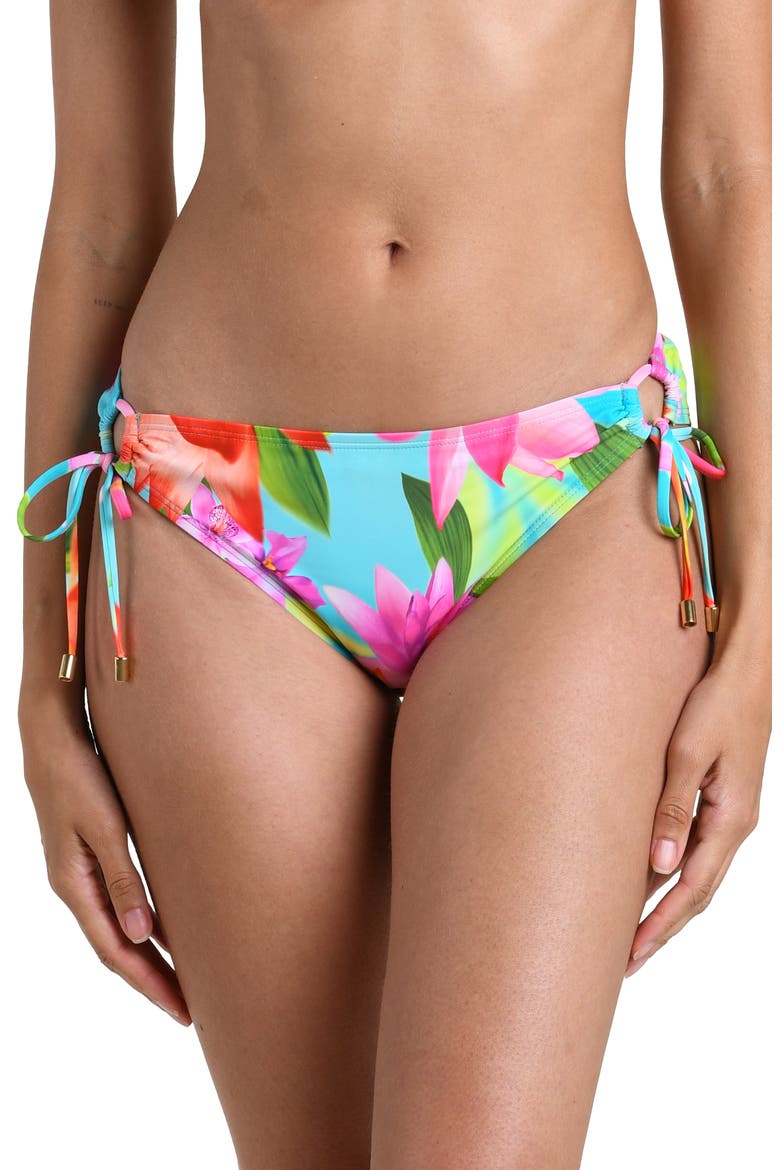 Sunset Botanica Tie Side Swim Bottoms, Main, color, MULTI