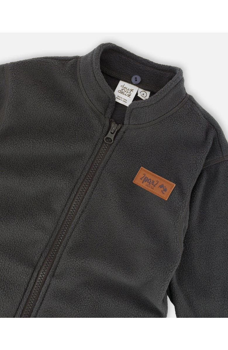 Deux par Deux Little Boy's 3-In-1 Mid-Season Outerwear Set Gray, Beige, Orange, And Sage, Alternate, color, 