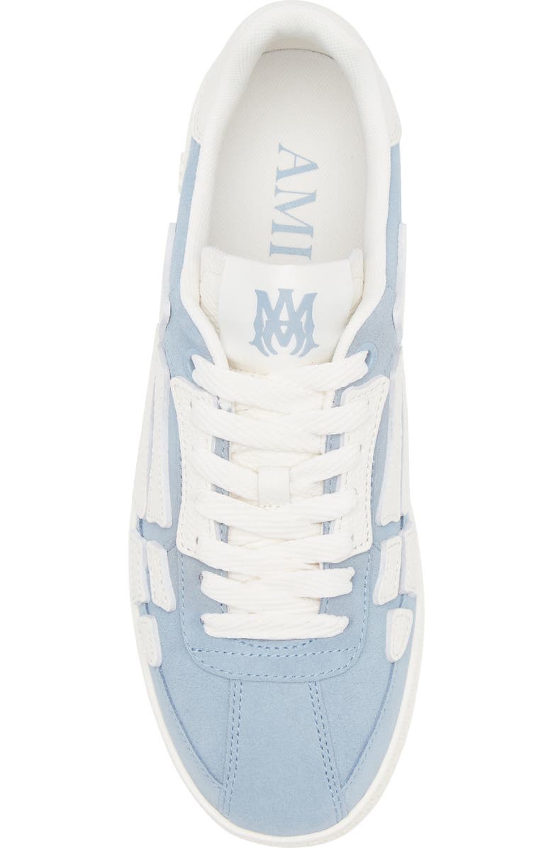 AMIRI Pacific Bones Suede Sneaker, Alternate, color, Ashley Blue