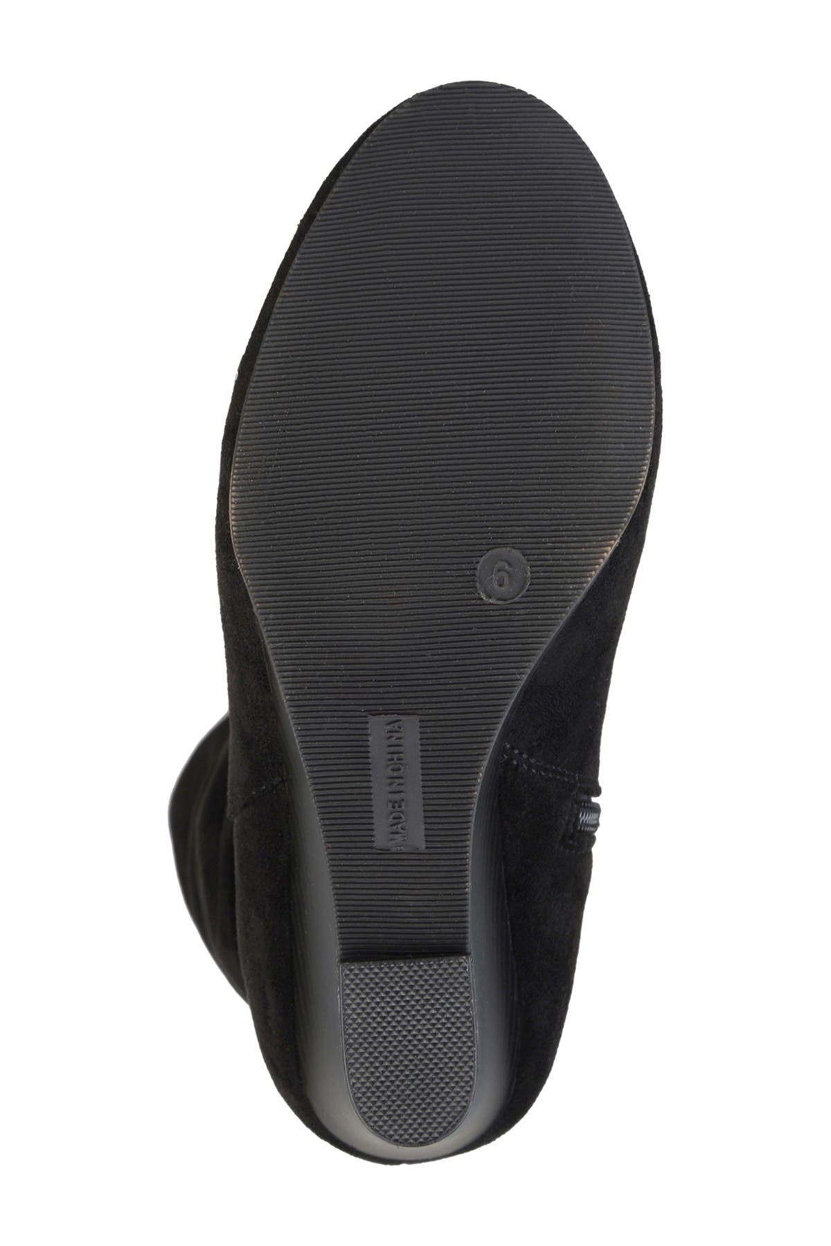 Journee Collection Haze Wedge Boot, Alternate, color, Black