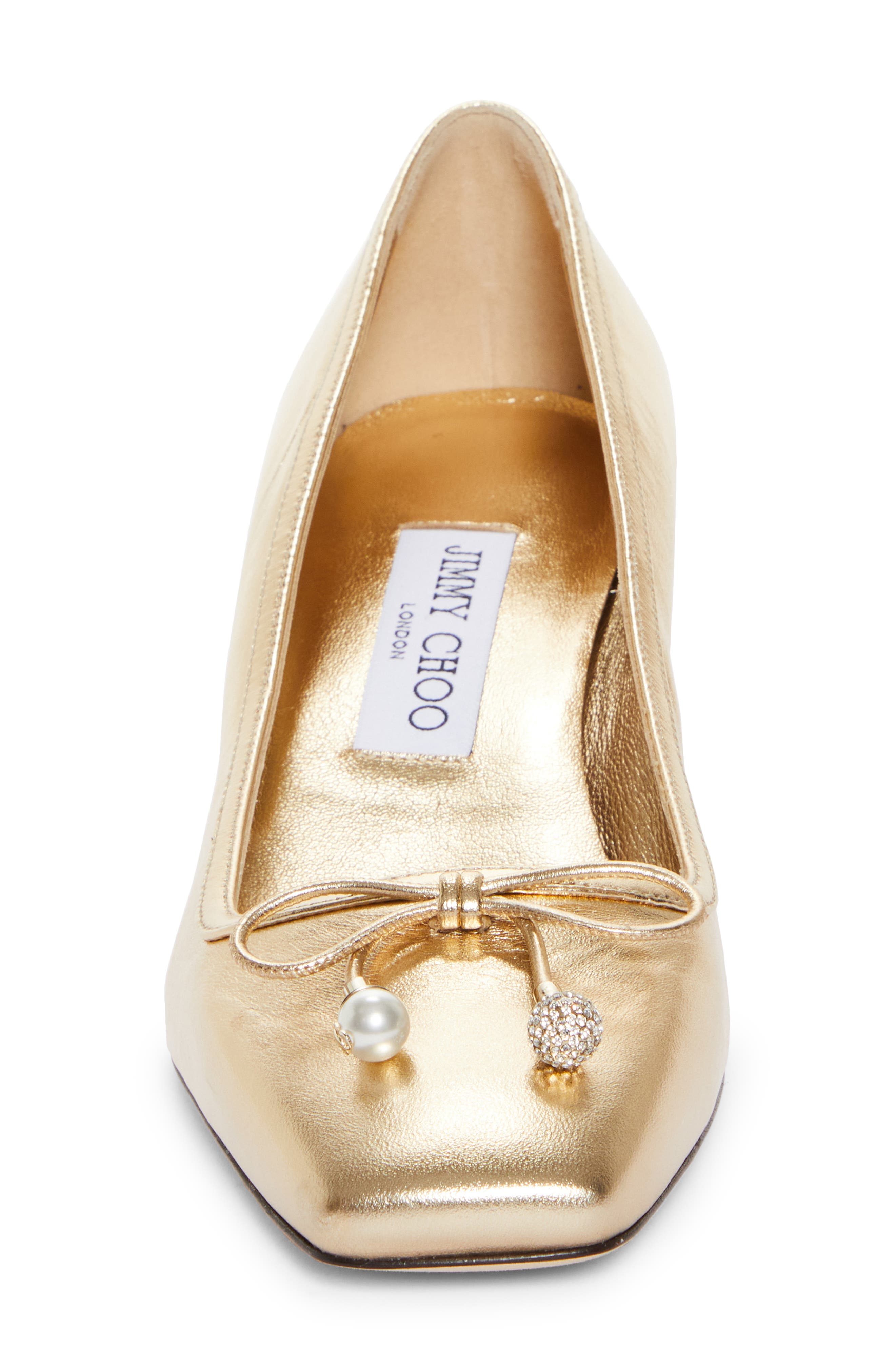 Jimmy Choo Elme Square Toe Ballet Pump, Alternate, color, 