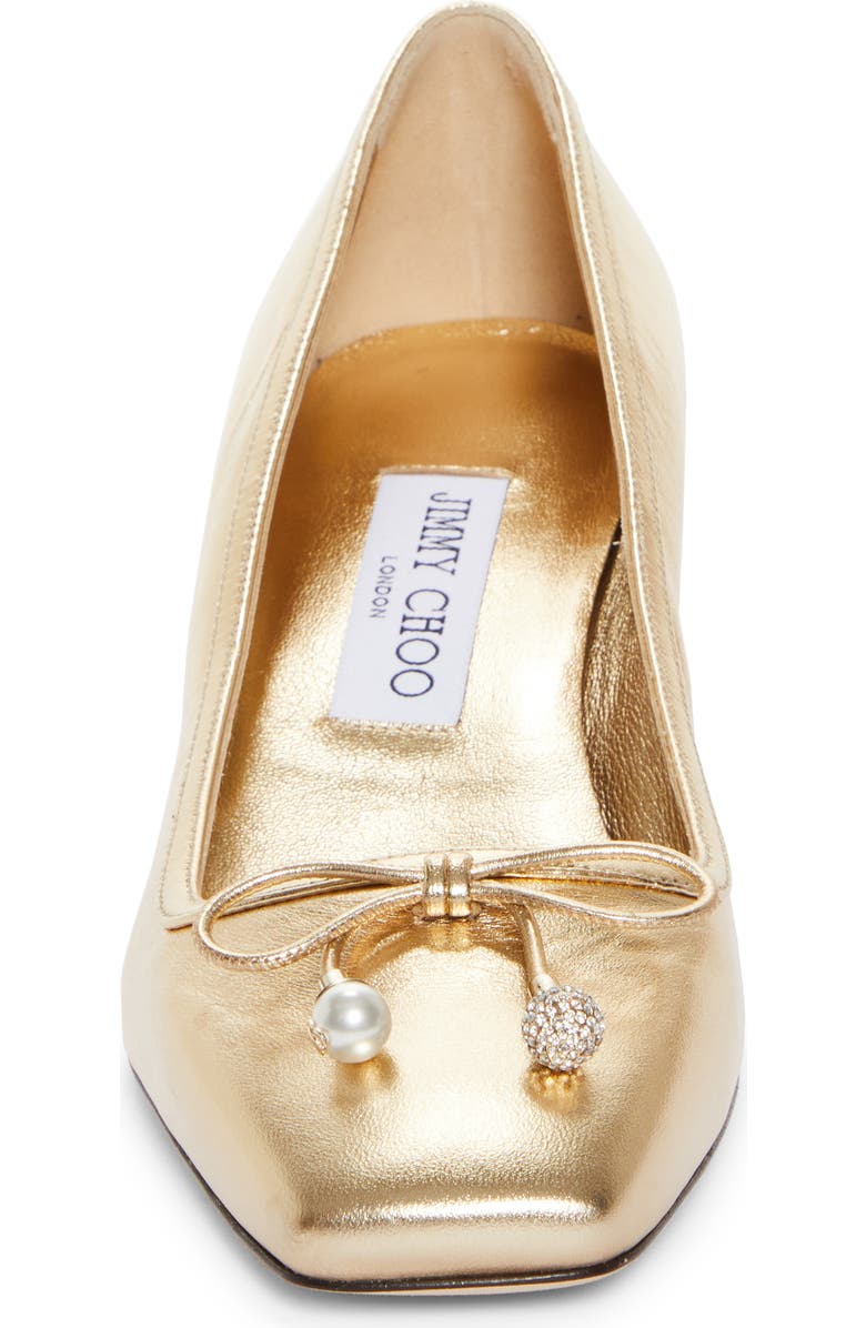 Jimmy Choo Elme Square Toe Ballet Pump, Alternate, color,