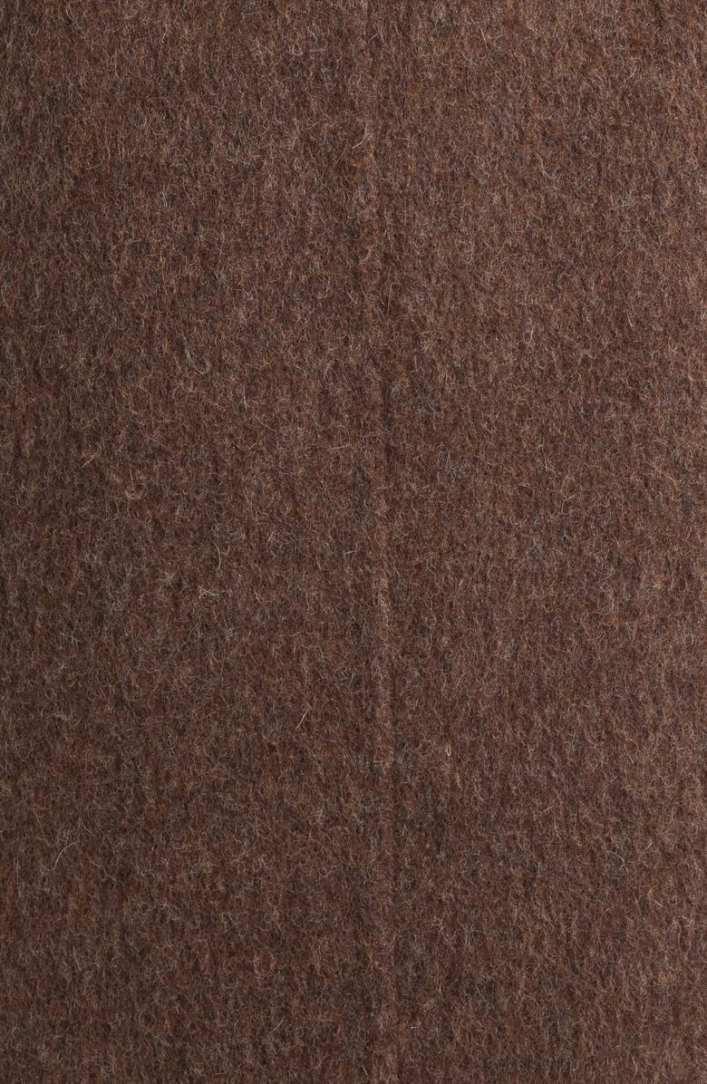 Rails Roland Tie Waist Wool Blend Coat, Alternate, color, Heather Umber