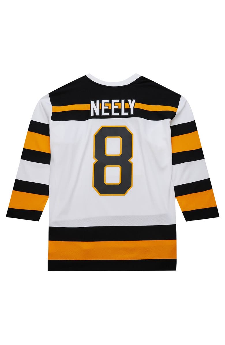 Mitchell & Ness Men's Mitchell & Ness Cam Neely White Boston Bruins  1991/92 Alternate Captain Blue Line Player Jersey, Alternate, color, 