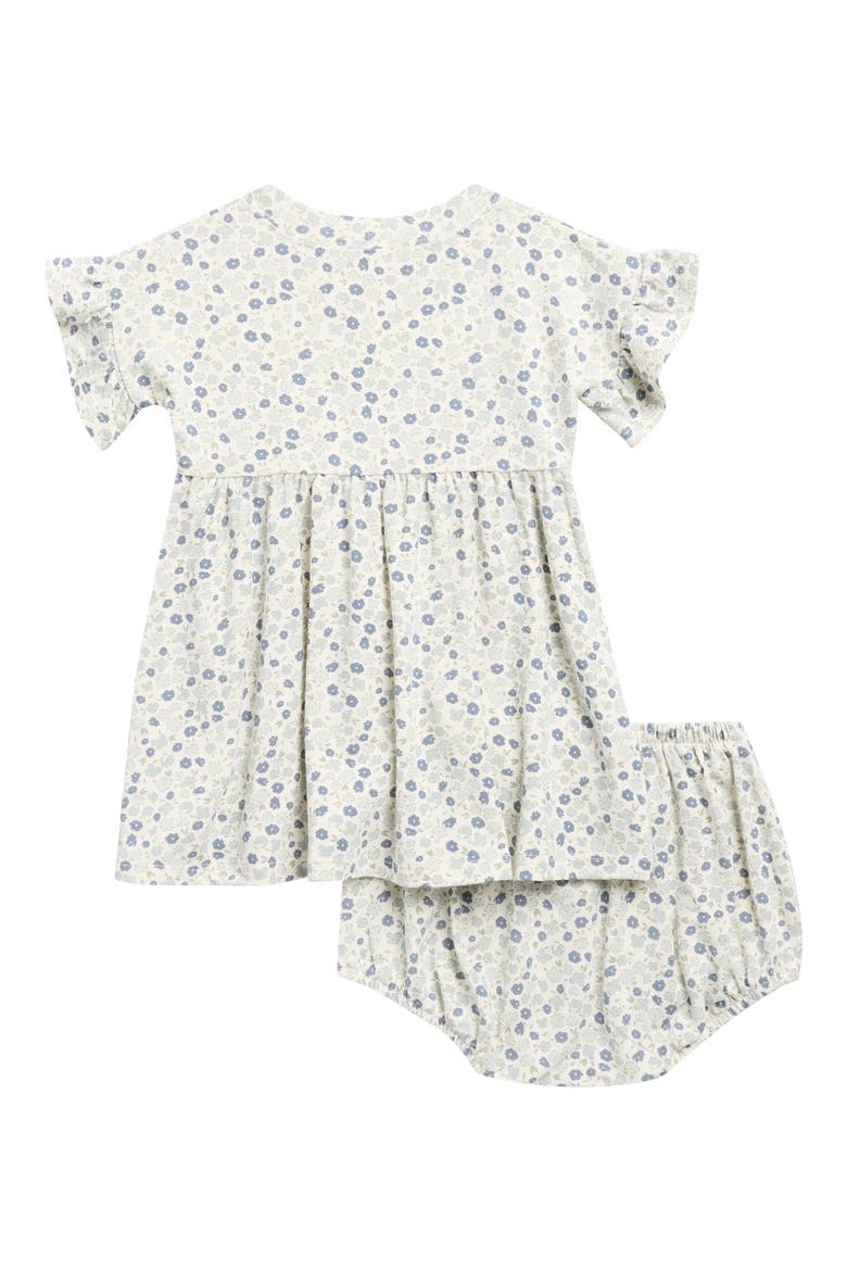 Ditsy Babydoll Dress With Bloomers, Alternate, color, IVORY