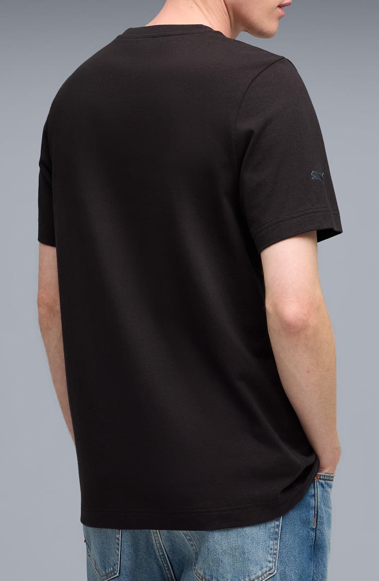 PUMA F1 Ultimate Racing Logo Graphic T-Shirt, Alternate, color, Puma Black