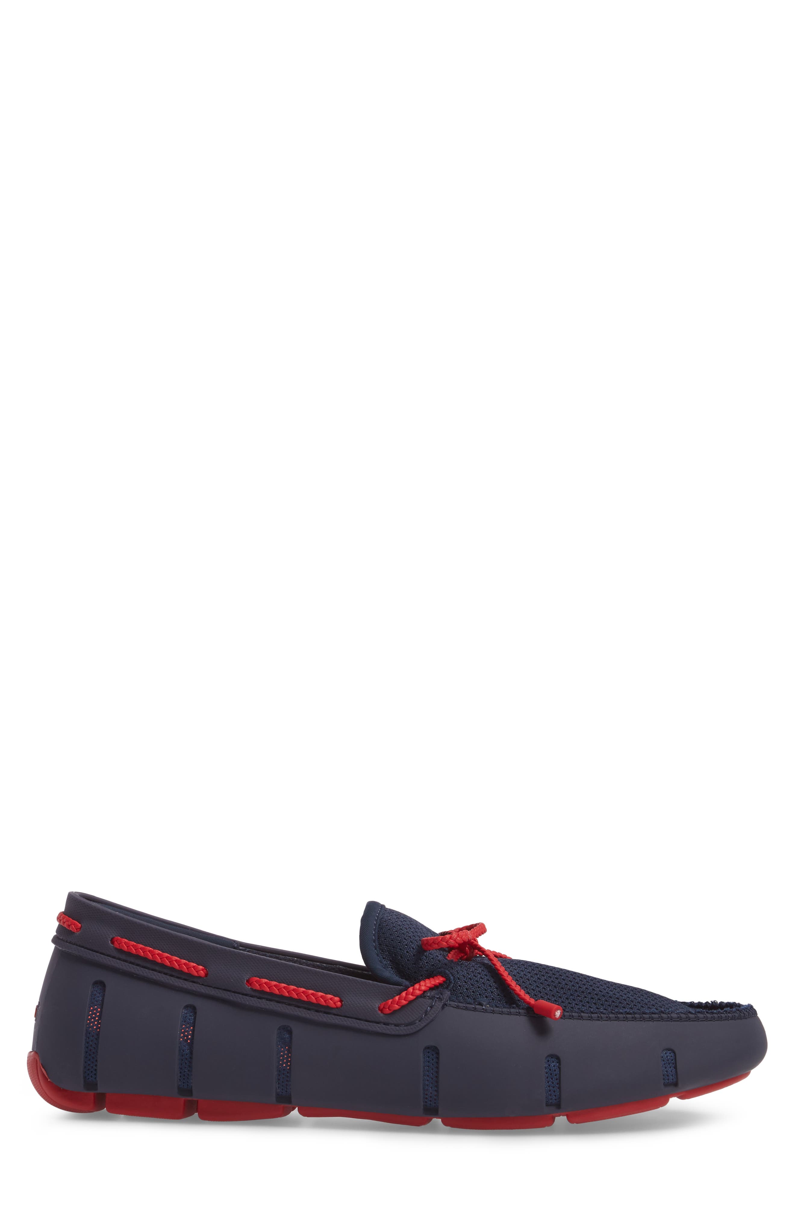 Swims Lace Loafer, Alternate, color, Navy/ Navy/ Red