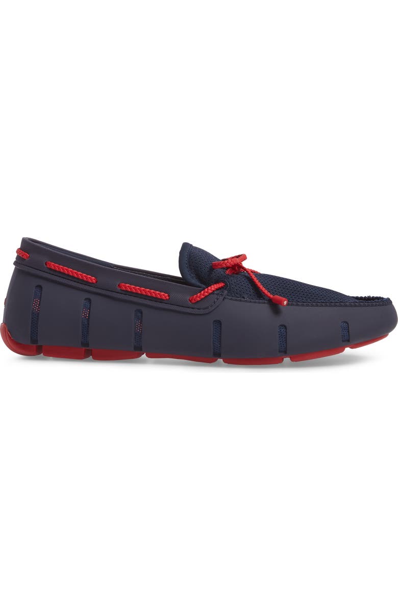 Swims Lace Loafer, Alternate, color, Navy/ Navy/ Red