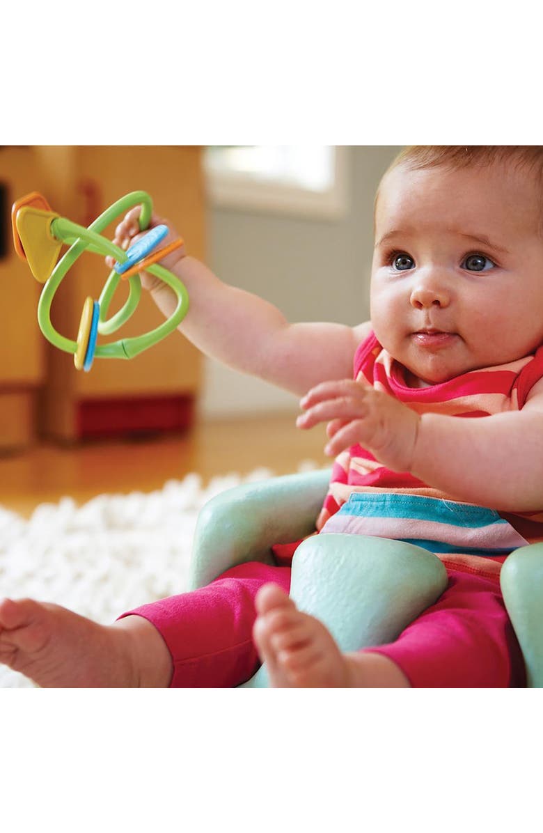 Green Toys Twist Teether, Alternate, color, Multicolored