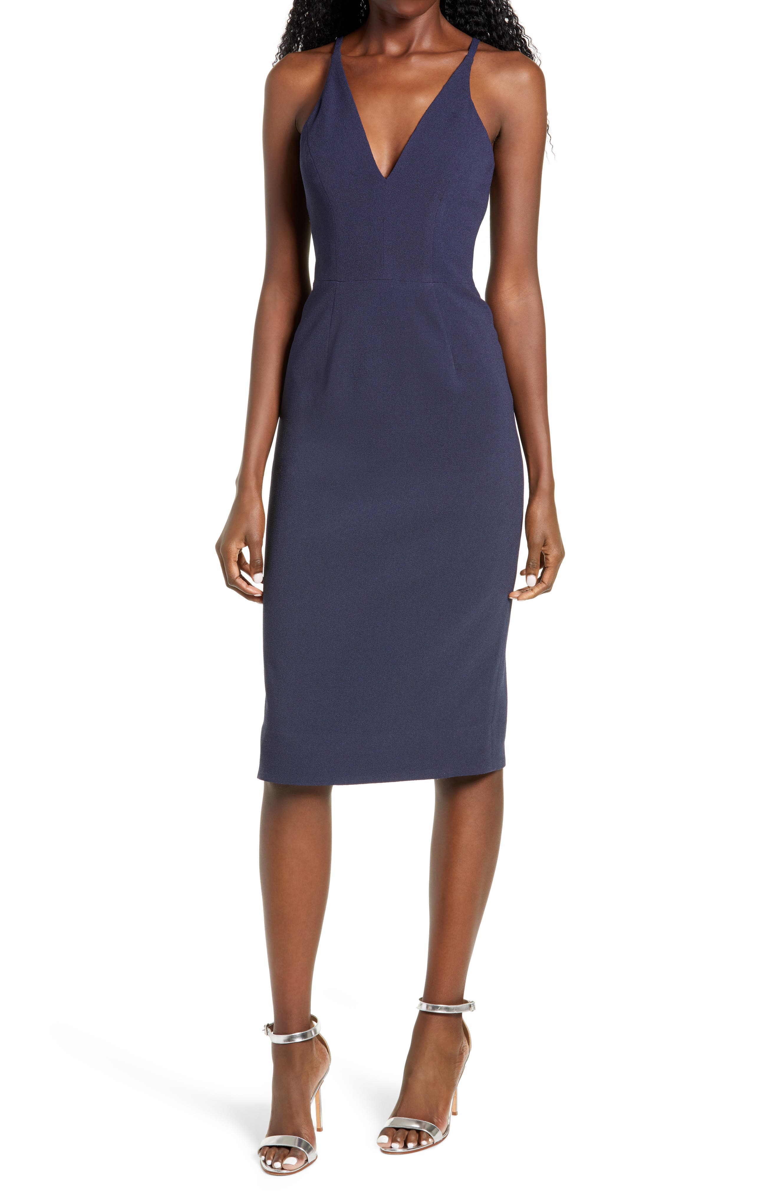 Dress the Population Lyla Crepe Cocktail Dress | Nordstrom