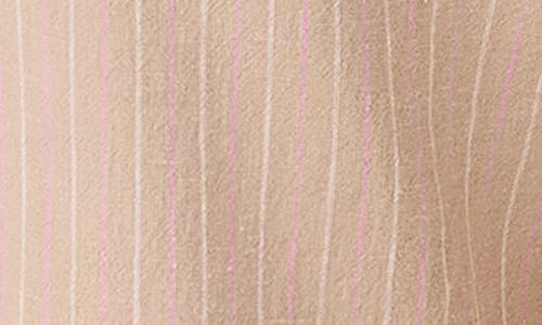 Nic + Zoe Central Park Pinstripe Linen Blend Ankle Pants In Multi