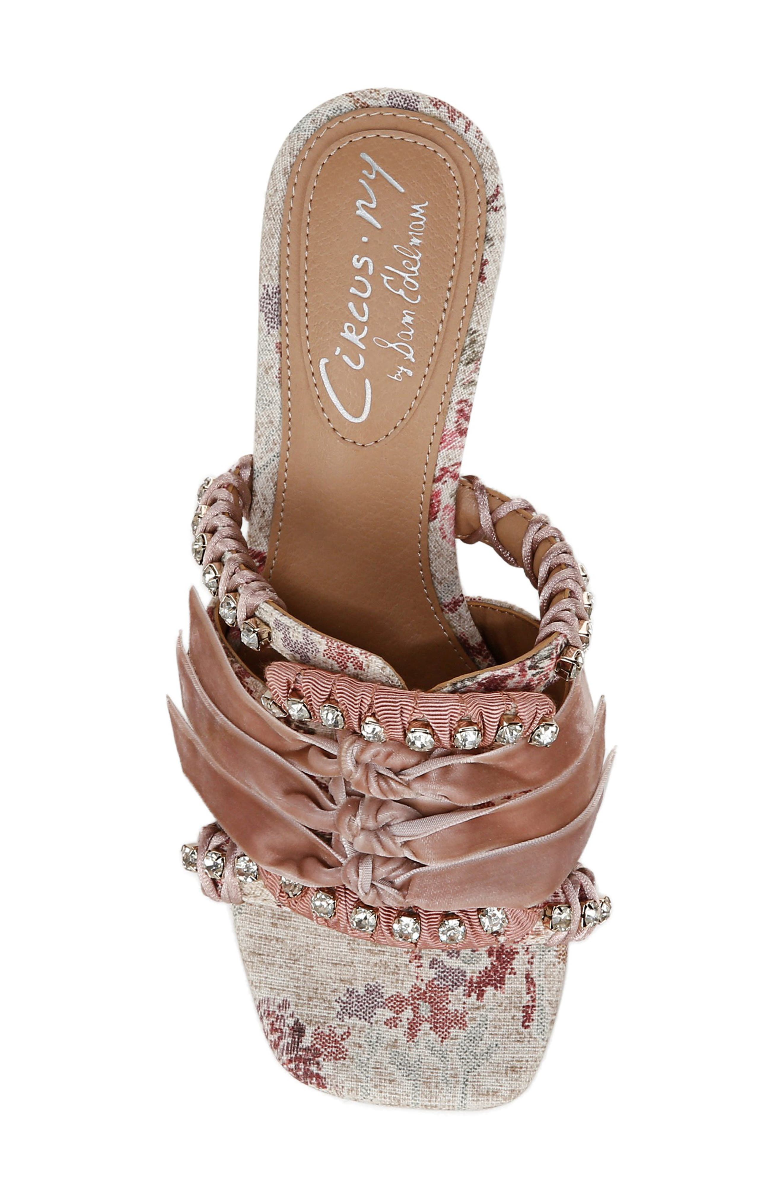 Circus NY by Sam Edelman Vera Block Heel Sandal, Alternate, color, Natural Blush