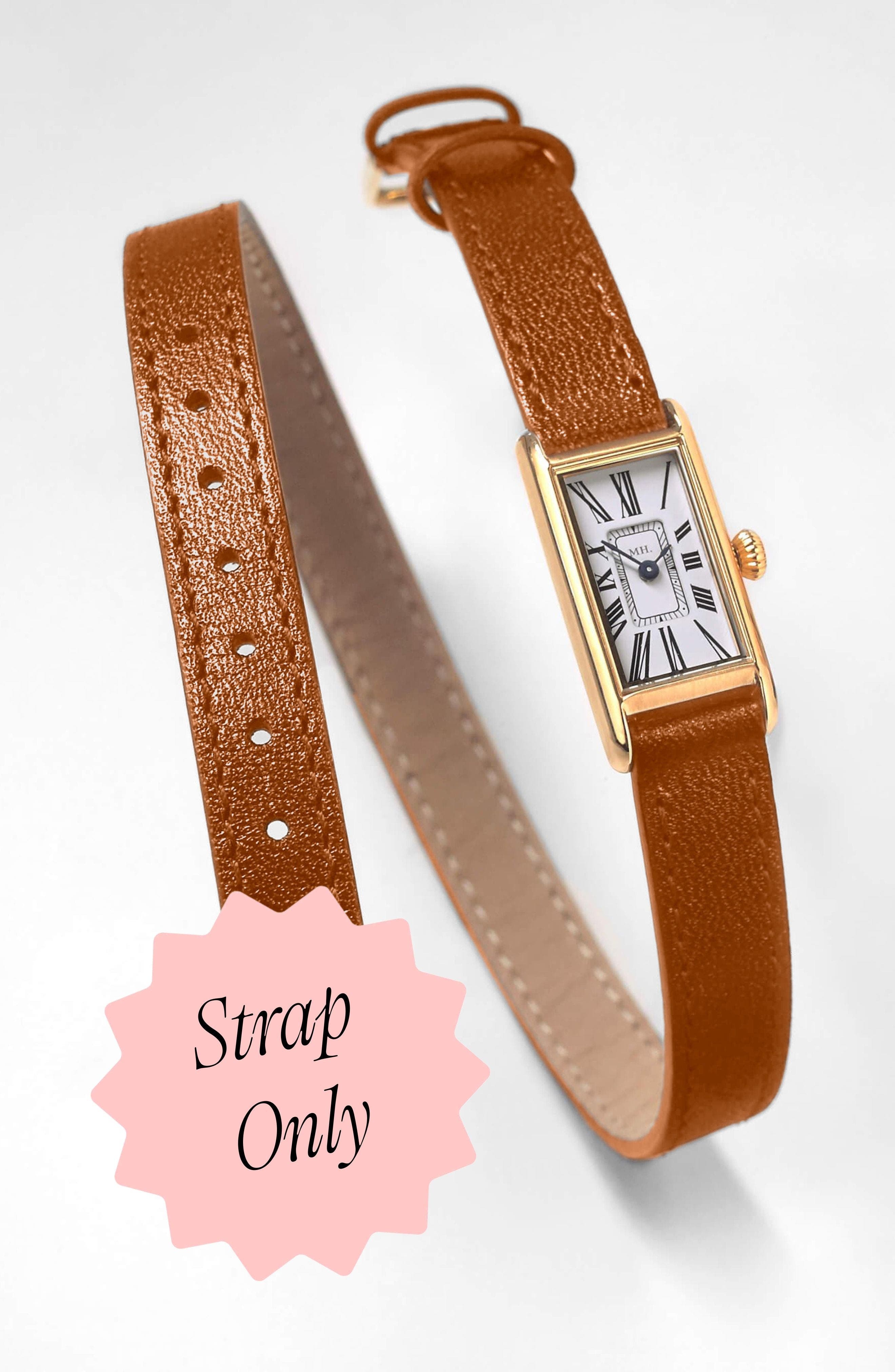 Tan Strap - Gold Buckle