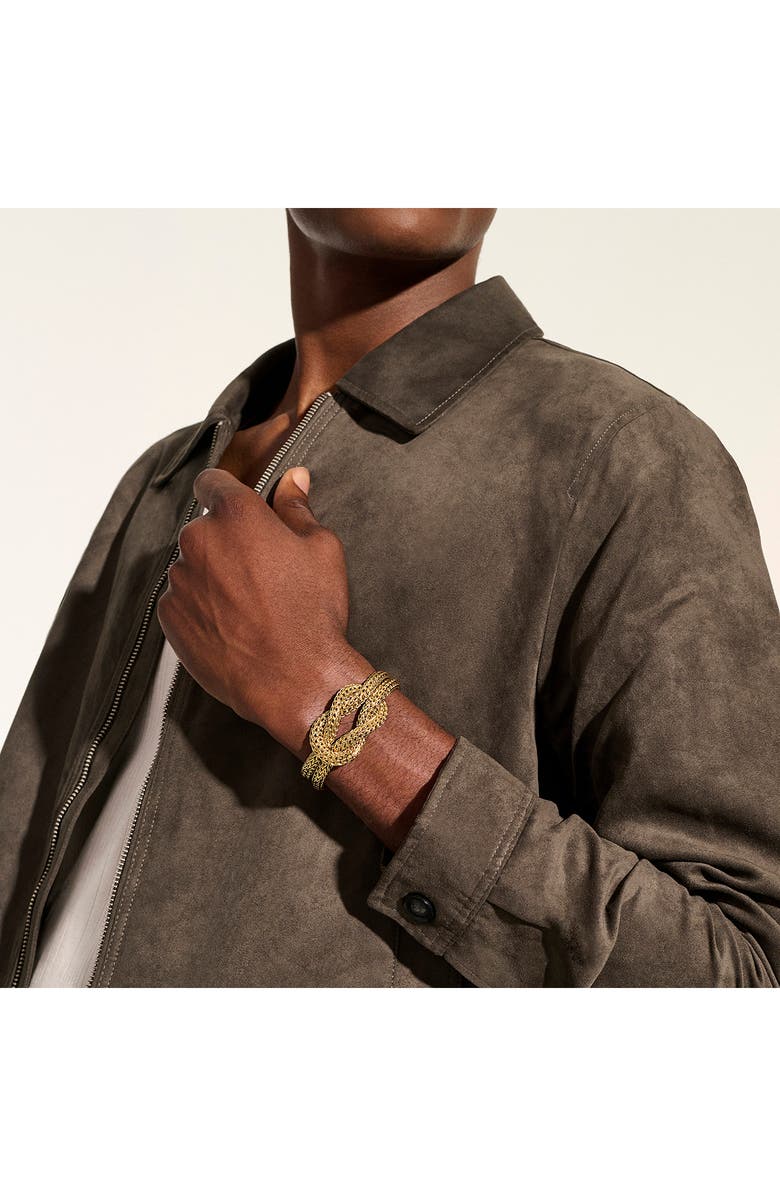 John Hardy Love Knot Bracelet, 13mm, Alternate, color, Gold