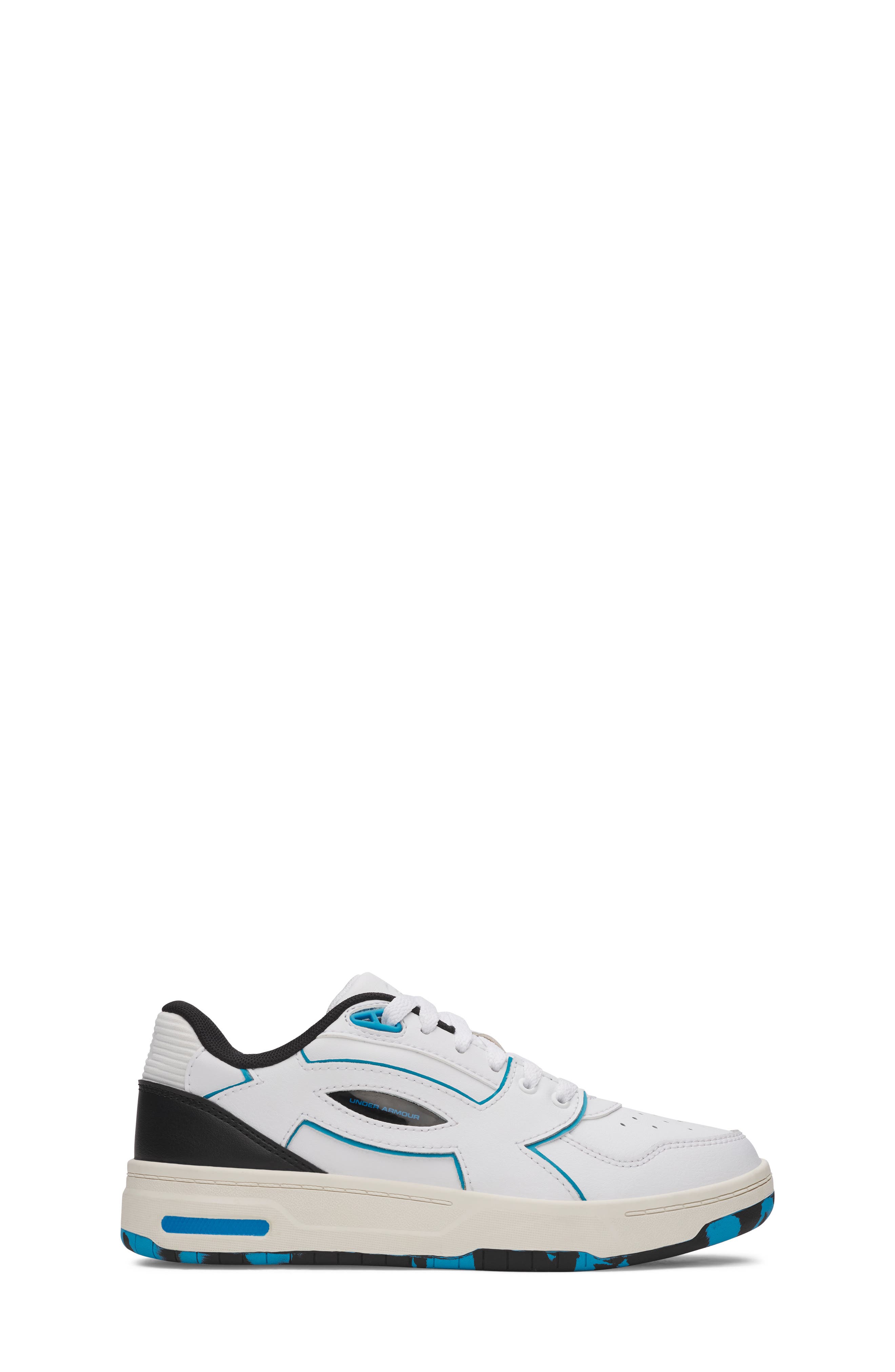 Kids' UA Flex Sneaker, Alternate, color, WHITE