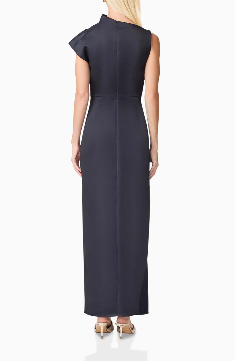 Elliatt Azelie Floral Print Gown, Alternate, color, Black