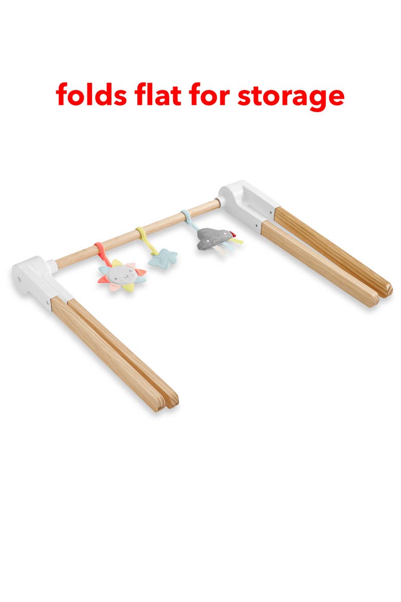 Silver Lining Cloud Wooden Activity Gym, Alternate, color, MULTI