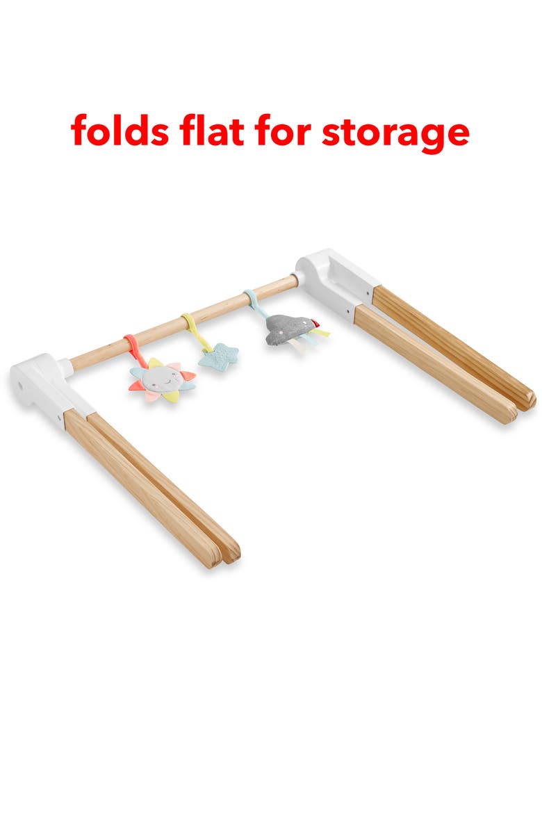 Skip Hop Silver Lining Cloud Wooden Activity Gym, Alternate, color, Multi