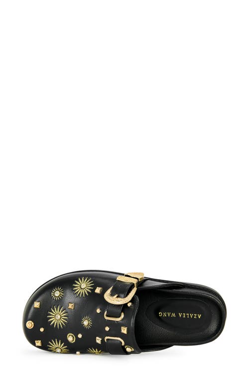 Azalea Wang Trouver Studded Clog In Black