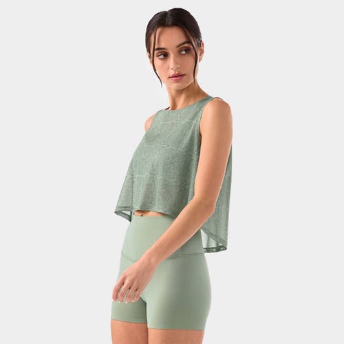 Tavi Flatter Flow Hi Lo Tank In Green