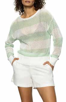 Sanctuary Cotton Open Knit Sweater