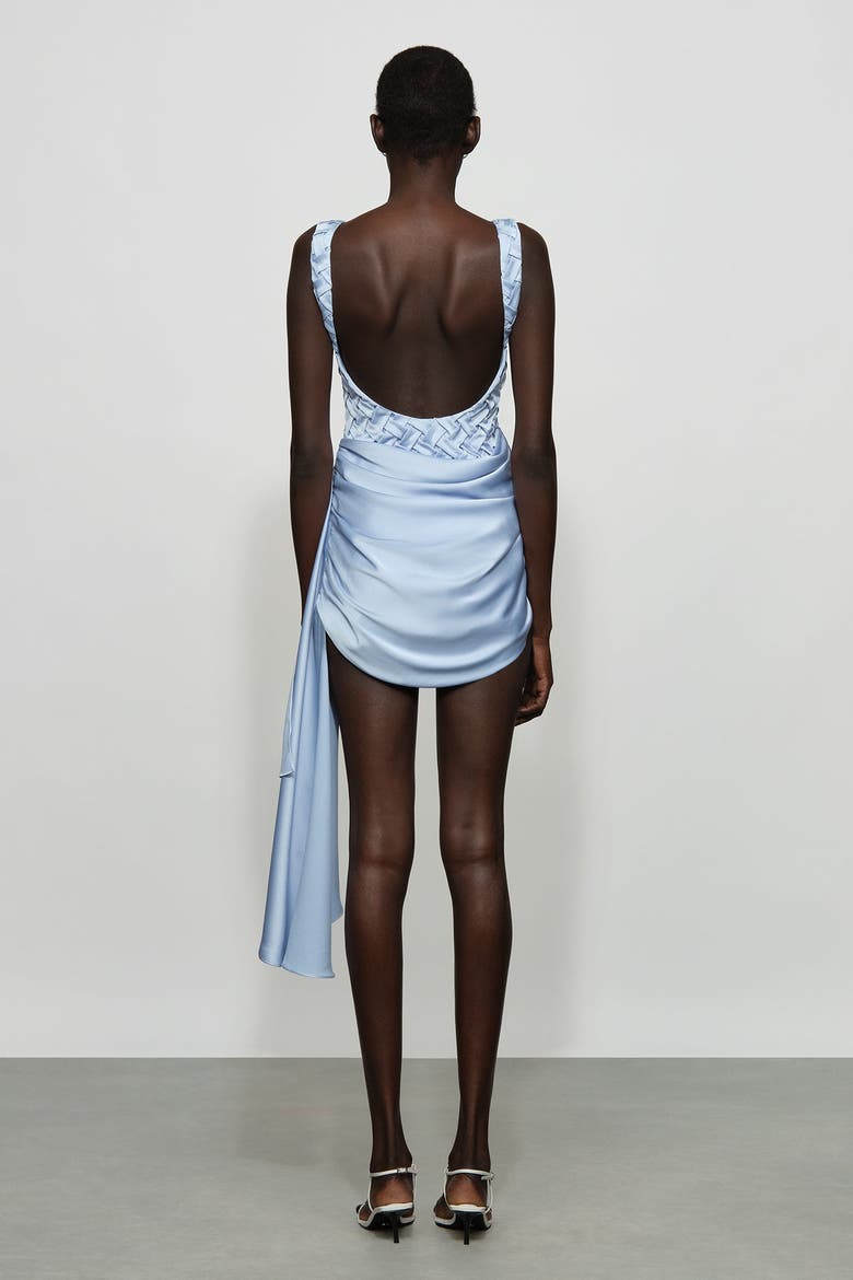 Antonella Dress, Alternate, color, Blue Clay