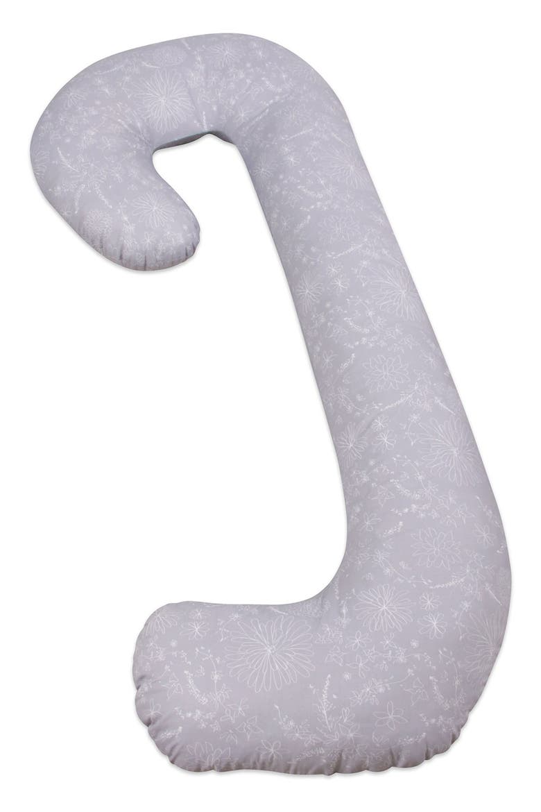 Snoogle® Chic Full Body Pregnancy Support Pillow, Main, color, FLORAL LACE